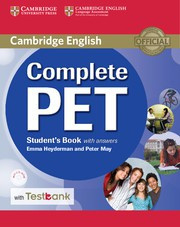 Complete PET Student's Book with answers with CD-ROM with Testbank