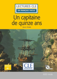 Un capitaine de 15 ans - Niveau 1/A1 - Lecture CLE en français facile - Livre + CD
