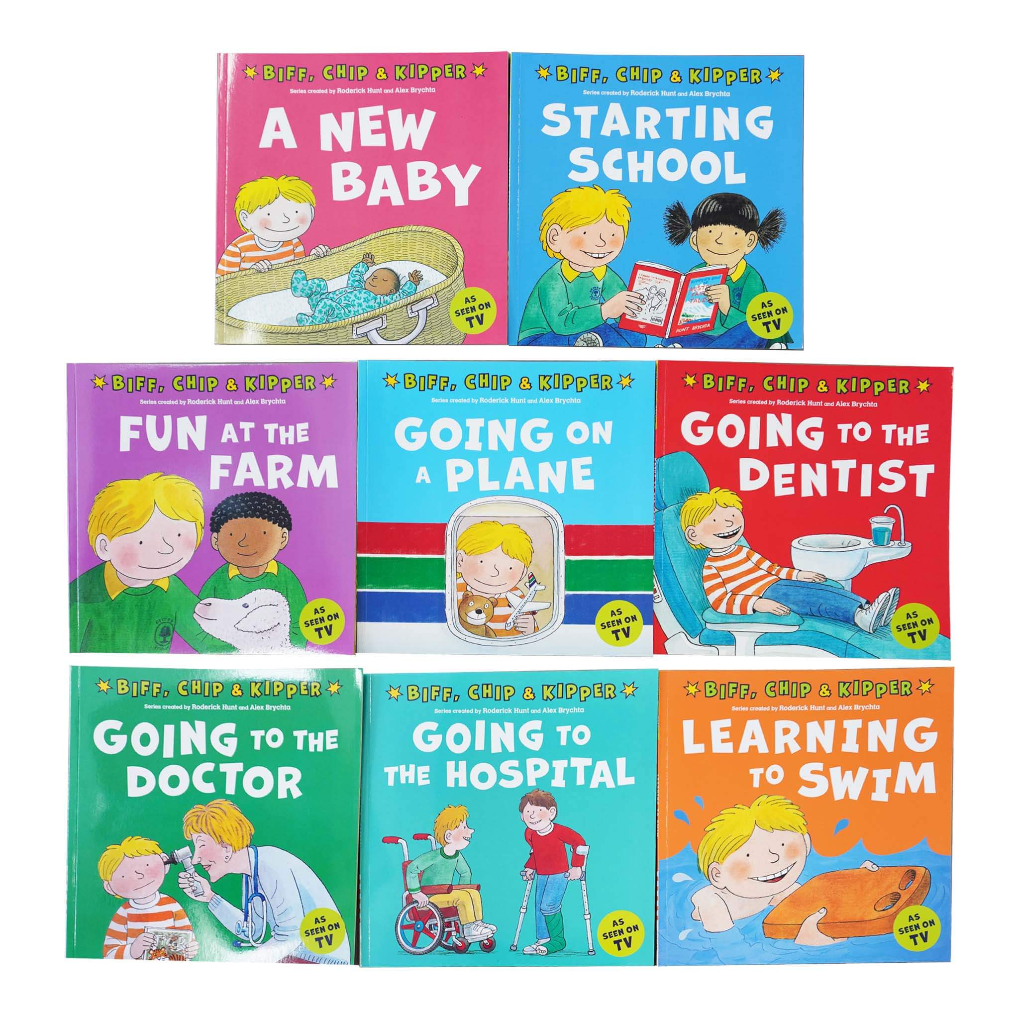 First Experiences with Biff, Chip & Kipper 8 Books Collection
