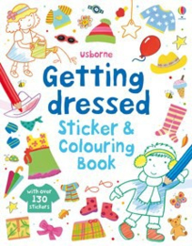 Getting dressed sticker and colouring book
