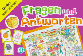 Fragen en Antworten 1 Poster 1 Würfel 66 Karten Spielanleitung