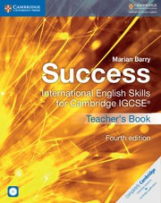 Success International English Skills for IGCSE® Fourth Edition Teacher’s Book with Audio CD