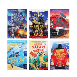 Adventures on Trains By M. G. Leonard & Sam Sedgman: 6 Books Collection Set