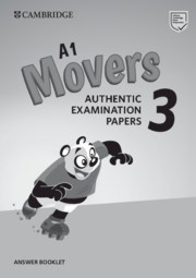 Cambridge English Young Learners 3 Movers Answer Booklet