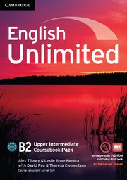 English Unlimited UpperIntermediate Coursebook with ePortfolio and Online Workbook Pack