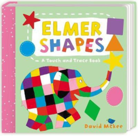 Elmer Shapes: A Touch and Trace Book (David McKee) Board book