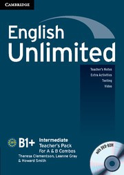English Unlimited Combos Intermediate A and B Teacher's Pack (Teacher's Book with DVD-ROM)