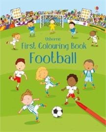 First colouring book: Football