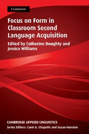 Focus on Form in Classroom Second Language Acquisition Paperback