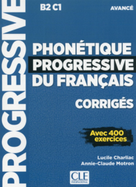 Phonétique progressive du français - Niveau avancé - Corrigés