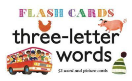 Flashcards Three-Letter Words