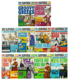 Horrible Histories Savage 10 Book Collection Set By Terry Deary