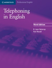 Telephoning in English Third edition Student's Book