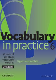 Vocabulary in Practice Level 6 Upper Intermediate