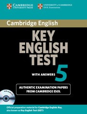 Cambridge Key English Test 5 Self-study Pack (Student's Book with answers and Audio CD)
