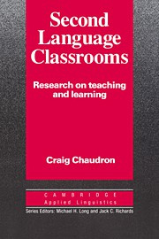 Second Language Classrooms Paperback