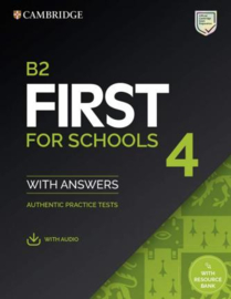 B2 First for Schools 4 Student's Book with Answers with Audio with Resource Bank