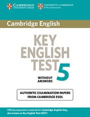 Cambridge Key English Test 5 Student's Book without answers