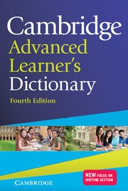 Cambridge Advanced Learner's Dictionary Fourth edition Hardback