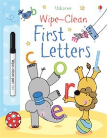 Wipe-clean first letters