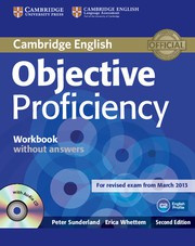 Objective Proficiency Second edition Workbook without answers with Audio CD