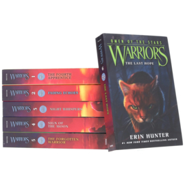 Warrior Cats by Erin Hunter: Series 4 Omen of the Stars 6 Books Collection Set
