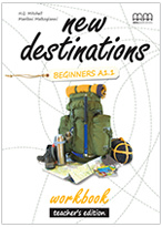 New Destinations Beginners Workbook Teachers Edition