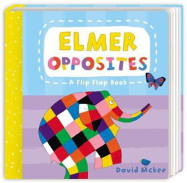 Elmer Opposites: A Flip Flap Book (David McKee) Board book