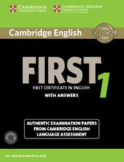 Cambridge English First 1 Student’s Book Pack (Student’s Book with Answers and Audio CDs (2))