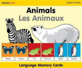Language Memory Cards – Animals (English–French)