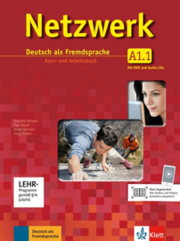 Netzwerk A1 Studentenboek en Werkboek met DVD en 2 Audio-CDs