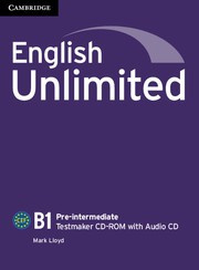 English Unlimited Pre-intermediate Testmaker CD-ROM and Audio CD