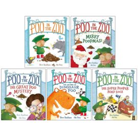 Poo In The Zoo Series By Steve Smallman 5 Books Picture Stories Collection