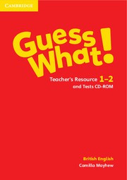 Guess What! Levels1-2 Teacher's Resource and Tests CD-ROM