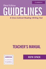 Guidelines Third edition Teacher's Manual
