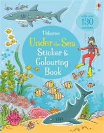 Under the sea sticker and colouring book