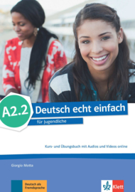 Deutsch echt einfach A2.2 Studentenboek en Oefenboek met Audio en Video online