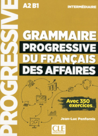 Grammaire progressive du français de affaires- Niveau intermédiaire - Livre + CD + Livre-web - Nouvelle couverture