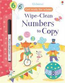 Wipe-clean numbers to copy