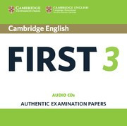 Cambridge English First 3 Audio CDs (2)