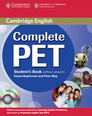 Complete PET Student's Book without answers with CD-ROM