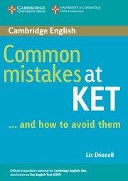 Common Mistakes at KET ... and how to avoid them Paperback