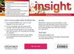 Insight Elementary Online Workbook Plus - Card With Access Code