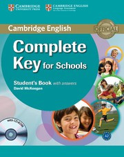 Complete Key for Schools Student's book with answers with CD-ROM