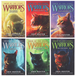 Warrior Cats by Erin Hunter: Series 4 Omen of the Stars 6 Books Collection Set