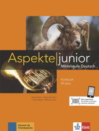 Aspekte junior B1 plus Studentenboek met Audio en Video