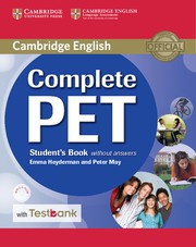 Complete PET Student's Book without answers with CD-ROM with Testbank