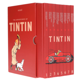 The Adventures of Tintin by Hergé: Compact Edition 8 Books Box Set