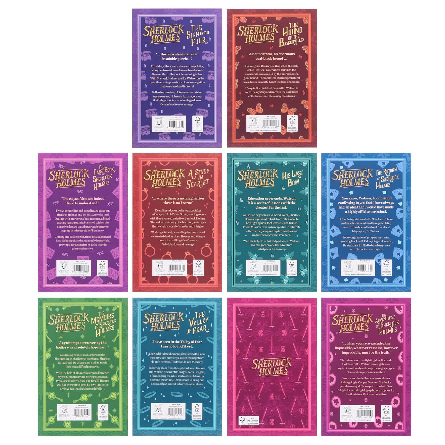 The Complete Collection of Sherlock Holmes 10 Books Box Set