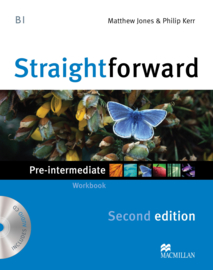 Straightforward 2nd Edition Pre-Intermediate Level Workbook & Audio CD without Key